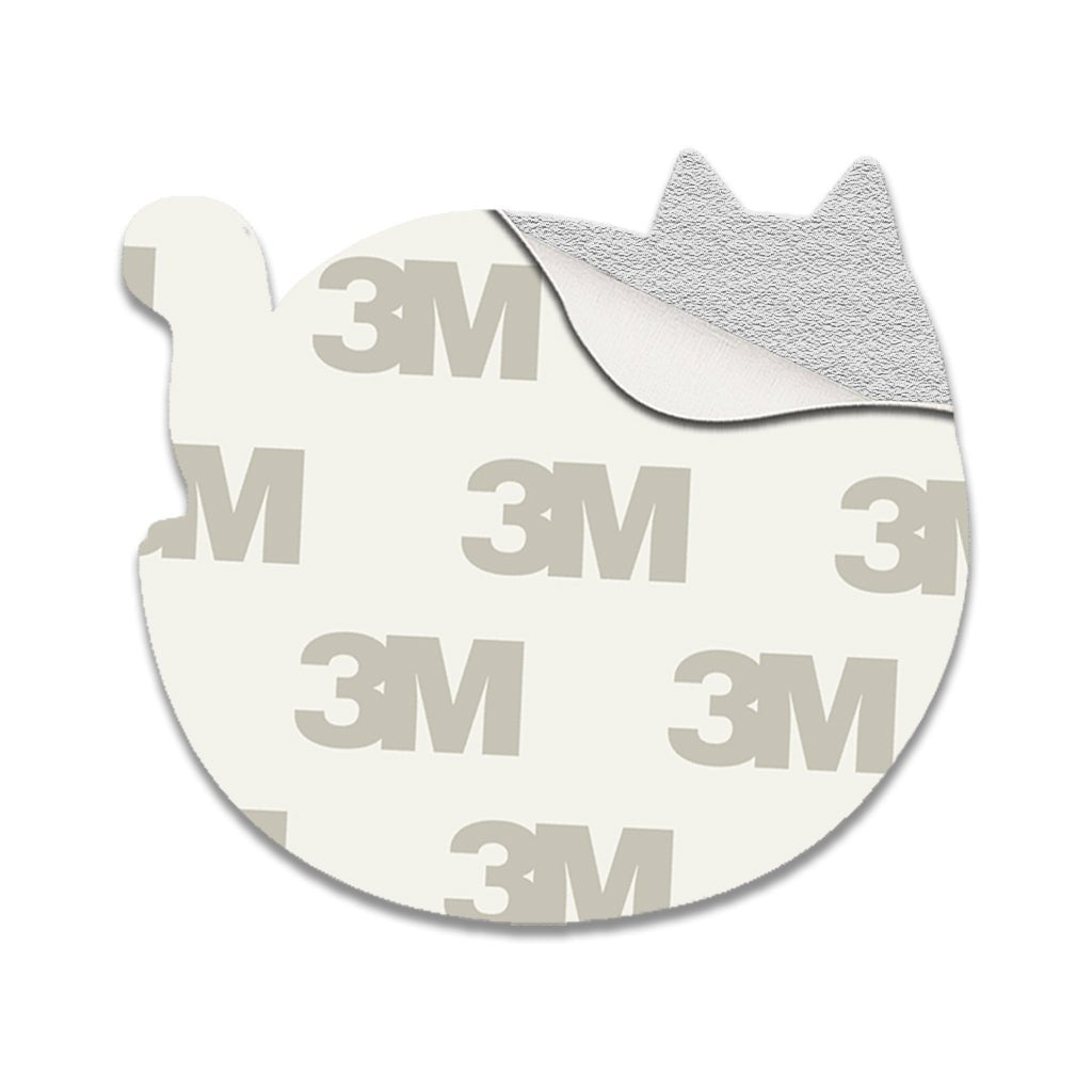 Palestine Watermelon Cat Metal Phone Sticker with 3M Sticky Backing - StickyPins