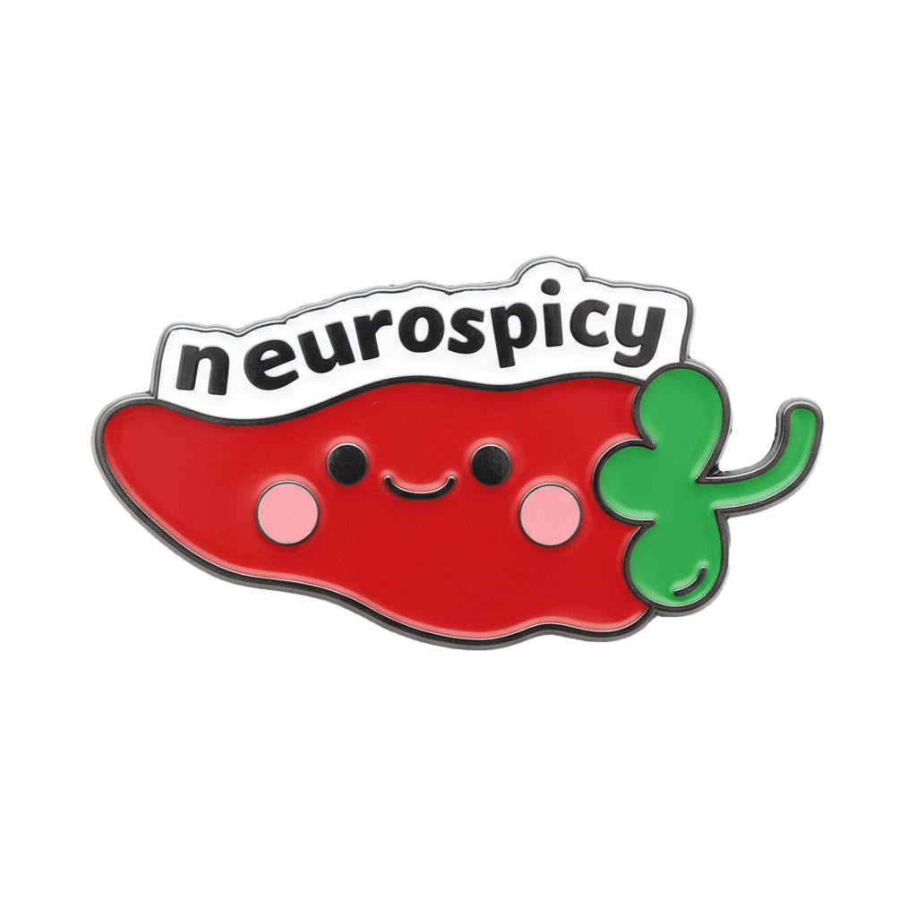 Neurospicy Metal Phone Sticker with 3M Sticky Backing - StickyPins