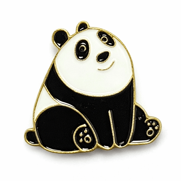 Panda Metal Phone Sticker with 3M Sticky Backing - StickyPins