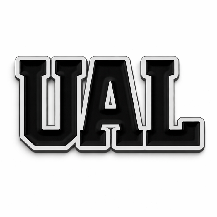 ملصق معدني للهاتف من جامعة الفنون بلندن (UAL) مع لاصق 3M