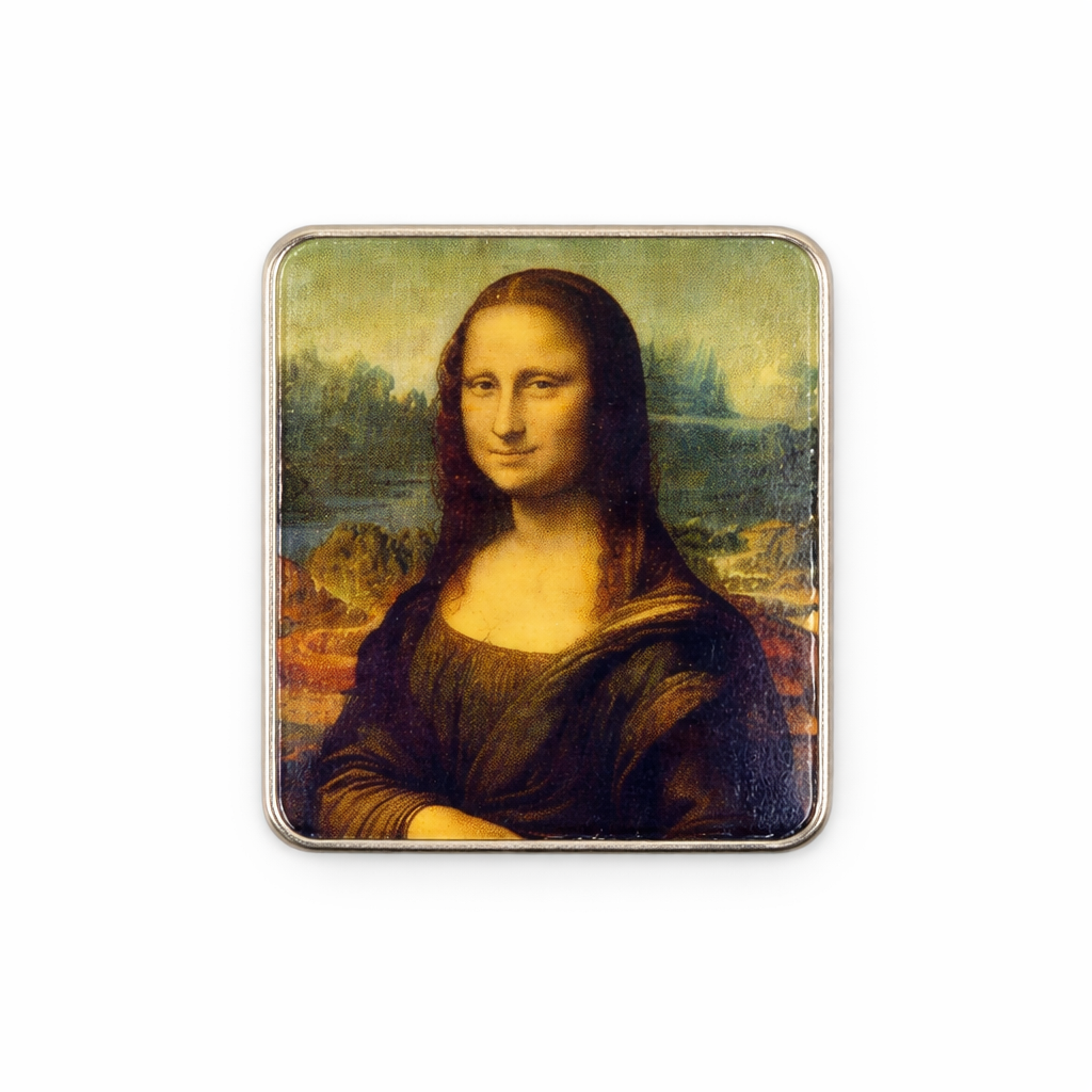 Mona Lisa Metal Phone Sticker With 3M Sticky Backing