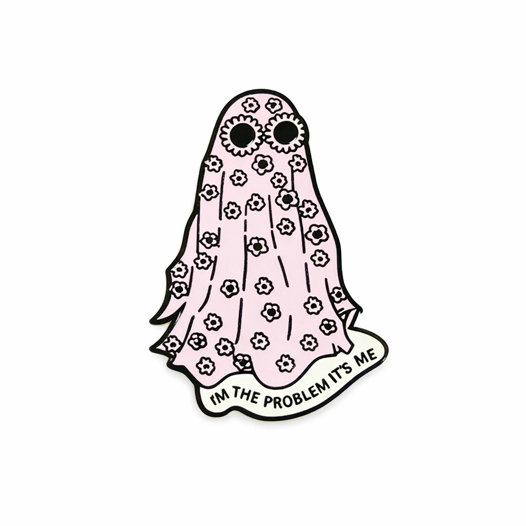 I’m the Problem, It’s Me Ghost Metal Phone Sticker With 3M Sticky Backing