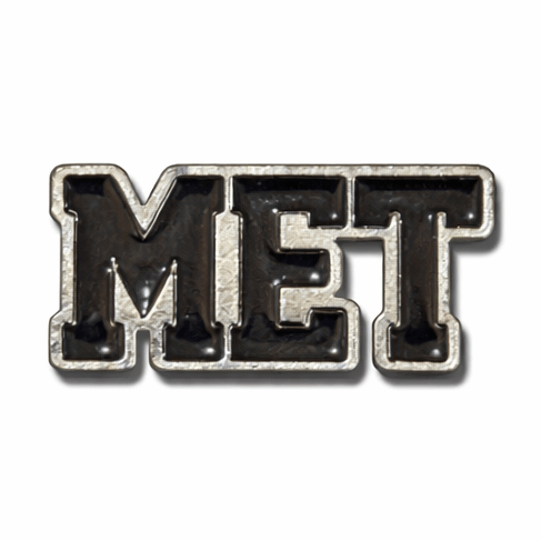 MET Manchester Metropolitan University Metal Phone Sticker With 3M Sticky Backing - StickyPins