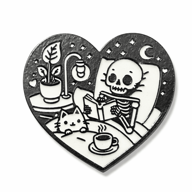 Spooky Metal Phone Stickers With 3M Sticky Backing - StickyPins