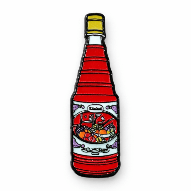Rooh Afza Bottle Metal Phone Sticker With 3M Sticky Backing - StickyPins