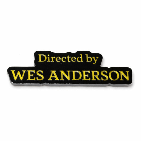 Directed by Wes Anderson Metal Phone Sticker With 3M Sticky Backing - StickyPins