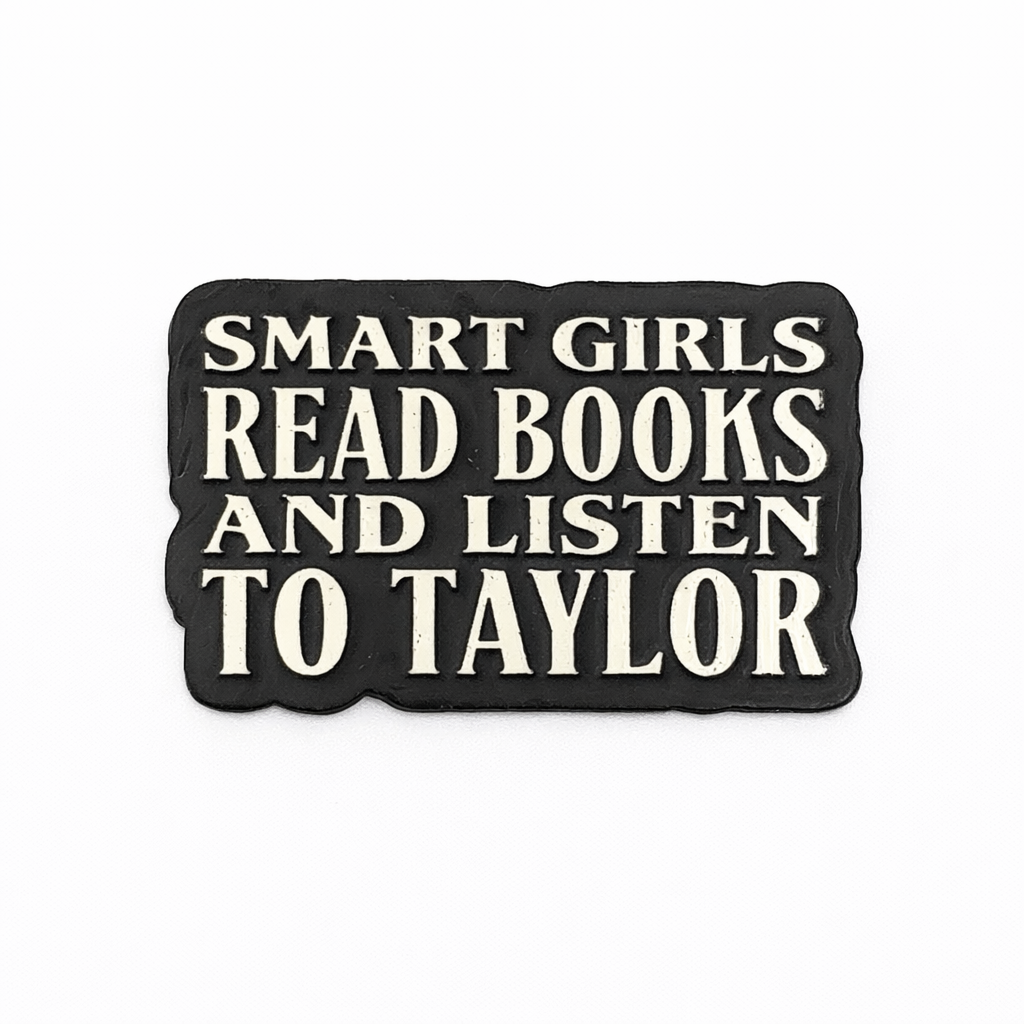 Smart Girls Read Books and Listen to Taylor Swift Metal Phone Sticker With 3M Sticky Backing