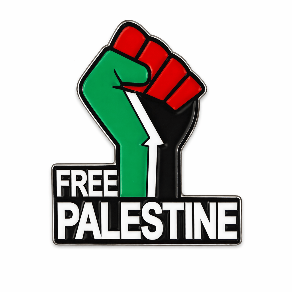 Palestine Metal Phone Stickers With 3M Sticky Backing