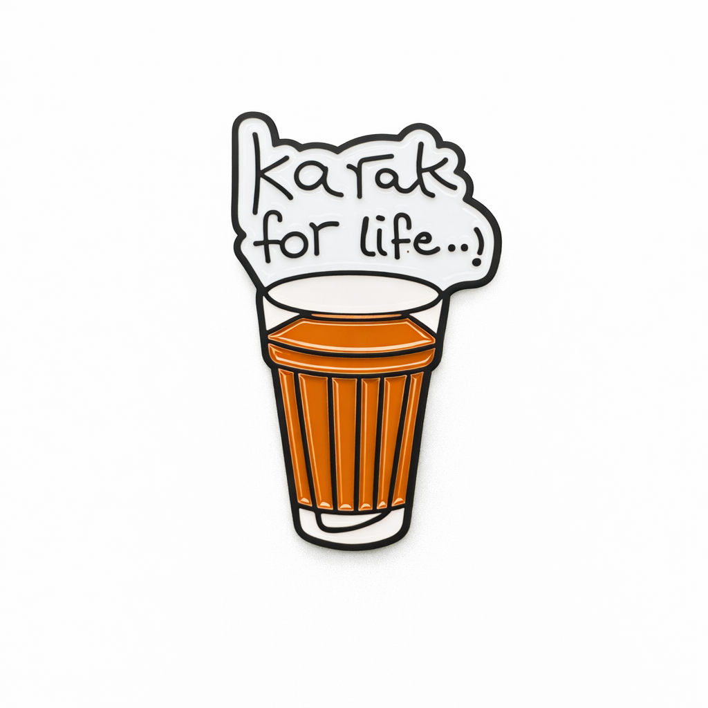 Karak For Life Metal Phone Sticker With 3M Sticky Backing