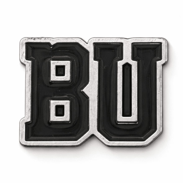 BU Bangor University Metal Phone Sticker With 3M Sticky Backing - StickyPins