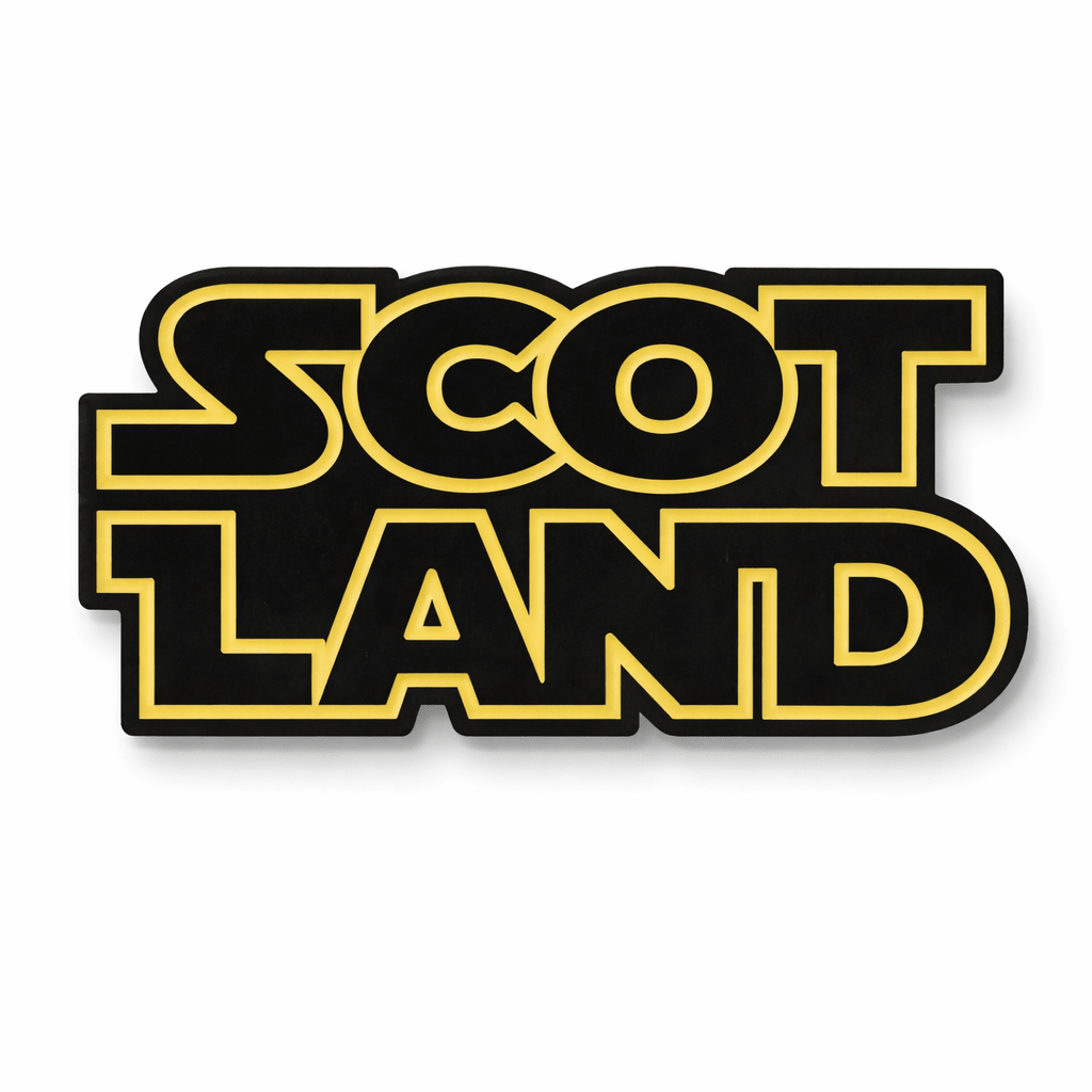 SCOTLAND Metal Phone Sticker with 3M Sticky Backing - StickyPins