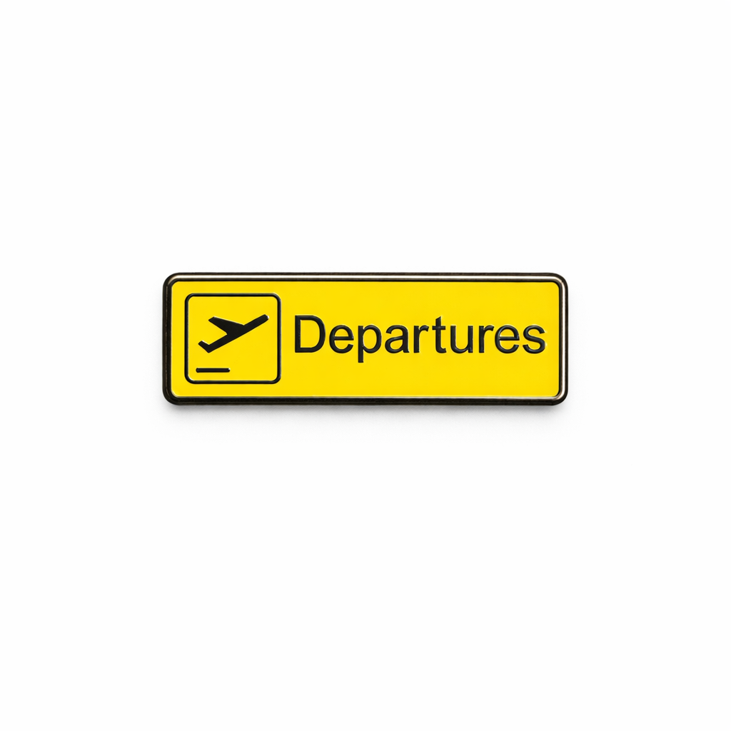 Travel Metal Phone Stickers With 3M Sticky Backing