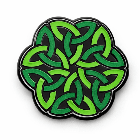 Celtic Knot Metal Phone Sticker with 3M Sticky Backing - StickyPins