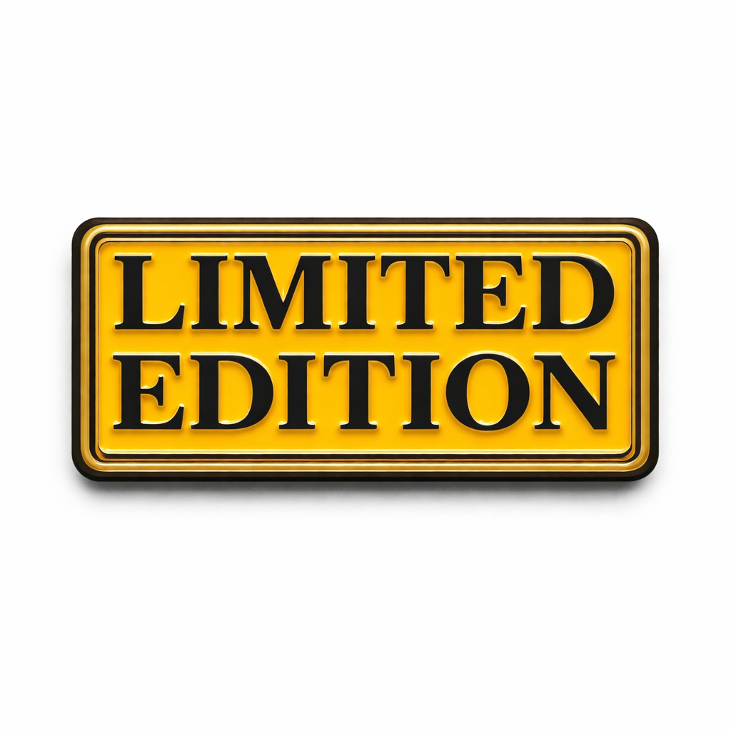 Limited Edition Metal Phone Sticker With 3M Sticky Backing