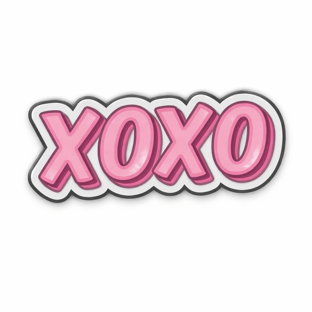 XOXO Metal Phone Sticker With 3M Sticky Backing - StickyPins