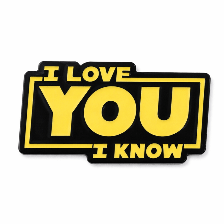 I Love You I Know Metal Phone Sticker With 3M Sticky Backing - StickyPins
